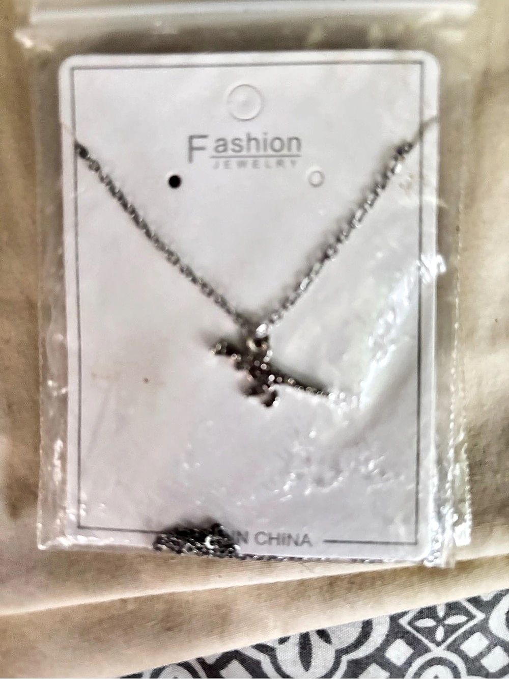 Fashion Jewelry My Very Best Tiny Cut Silver Tone Necklace NWT